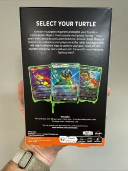 Commander Deck "Turtle Power" Teenage Mutant Ninja Turtles TMT MTG In Hand - Image 3