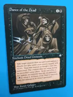 Magic the Gathering MTG Ice Age DANCE OF THE DEAD LP/EX U 1995 Nice! - Image 1