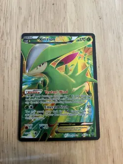 Pokemon Virizion EX Full Art 96/101 Plasma Blast Ultra Rare Holo Basic Card 2013 - Image 1