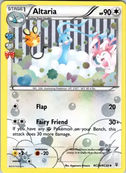 Altaria RC24/RC32 Generations: Radiant Collection Pokemon NM Holo - Image 1