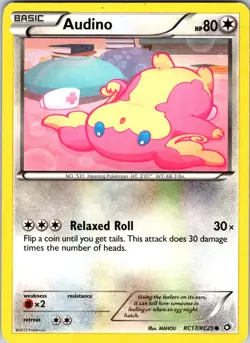 Audino RC17/RC25 Legendary Treasures: Radiant Collection Pokemon LP Holo - Image 1