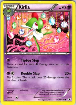 Kirlia RC9/RC25 Legendary Treasures: Radiant Collection Pokemon LP Holo - Image 1