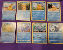 Pokemon Card Set Psyduck Goldduck 8 Cards Nm - Image 1