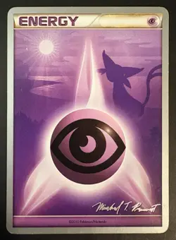 Espeon Psychic Energy 2010 World Championships Pokemon TCG MP - Image 1