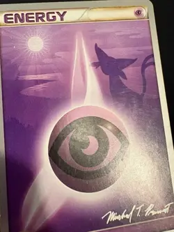 Espeon Psychic Energy 2010 World Championships Pokemon TCG MP - Image 2