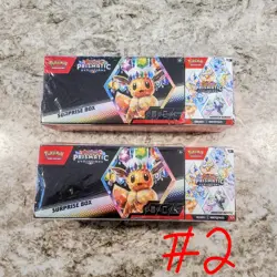 Pokemon Sam’s Club Prismatic Evolutions Surprise Box + Booster Bundle Lot Of 2 - Image 3
