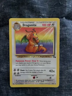 Pokemon Dragonite 19/62 Base Set Card. Near Mint! - Image 1