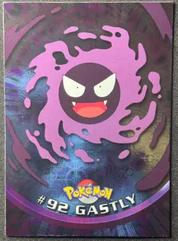 Pokemon TCG Gastly 2000 Topps Holo - Image 1