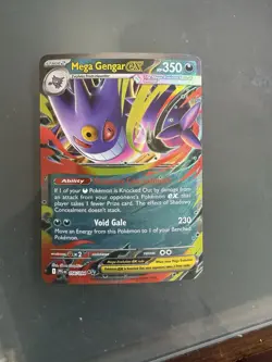 Mega Gengar EX 056/094 Phantasmal Flames ME02 Pokemon 2025 - Image 1