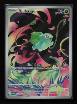 Bulbasaur 133/132 Illustration Rare Mega Evolution Pokemon Near Mint - Image 1
