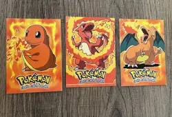 1999 Three Topps Pokemon TCG Evolution Cards: E4-E6 of 12 - Image 1
