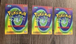 1999 Three Topps Pokemon TCG Evolution Cards: E4-E6 of 12 - Image 5