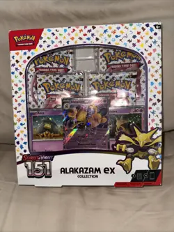 Pokemon TCG: Scarlet & Violet-151 Alakazam ex Collection Booster Box - Image 1