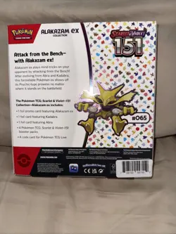 Pokemon TCG: Scarlet & Violet-151 Alakazam ex Collection Booster Box - Image 2