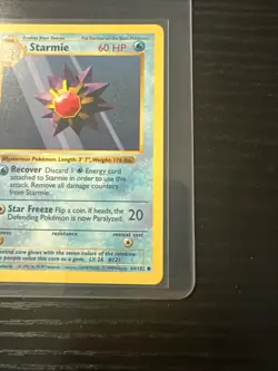 Starmie 64/102 Base Set Shadowless WOTC Vintage Pokemon - Image 5