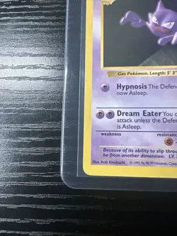 Haunter 29/102 Base Set Shadowless WOTC Vintage Pokemon - Image 2