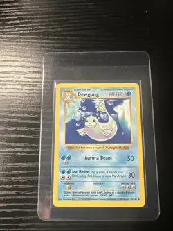 Dewgong 25/102 Base Set Shadowless WOTC Vintage Pokemon - Image 1
