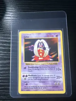Jynx 31/102 Base Set Shadowless WOTC Vintage Pokemon - Image 1