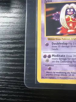 Jynx 31/102 Base Set Shadowless WOTC Vintage Pokemon - Image 2