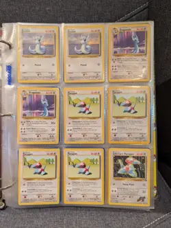 Pokemon Vintage Card Collection Binder 90’s 2000’s 250+ Cards - Image 2