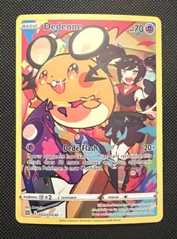 Dedenne TG07/TG30 Brilliant Stars Trainer Gallery Ultra Rare NM Pokemon TCG - Image 1