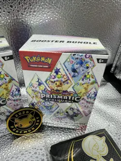 Pokemon Prismatic Evolutions Booster Bundles - Lot of 2+ Coin And Sleeves - Image 3