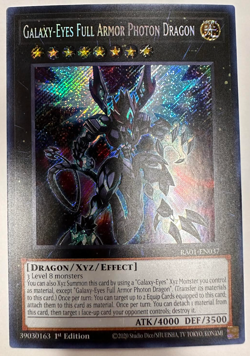 Yugioh! - Galaxy-Eyes Full Armor Photon Dragon- Secret Rare - RA01-EN037 - NM/M - Image 1