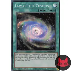Yugioh Law of the Cosmos LED7-EN035 Super Rare 1st Edition NM - Image 1
