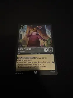 Disney Lorcana Little John - Sir Reginald Holo Uncommon Fabled 176/204 - Image 2