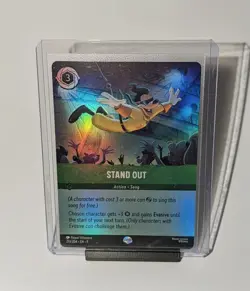 Disney Lorcana Chapter 9 Fabled Epic Stand Out Goofy Action Song Foil 213/204 - Image 1