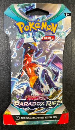 Pokemon Scarlet & Violet Paradox Rift SLEEVED Booster Pack [10 Cards] Sealed - Image 1