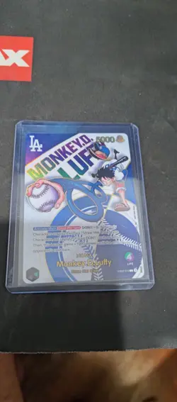 Monkey.D.Luffy (010) Dodgers x One Piece Promo Card EB02-010 - Image 2