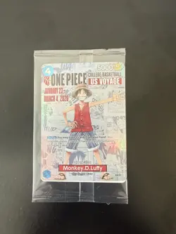 Monkey.D.Luffy (055) (College Basketball US Voyage) P-055 SEALED Promotion Card - Image 1