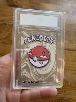 Pokederp (Graded Display) Signed DaFish Pokemon Card Patreon Only - Image 2