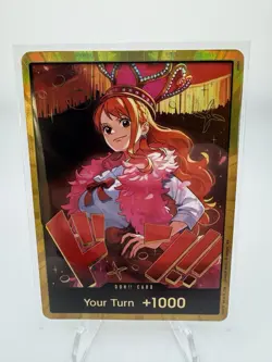 One Piece Card Game Nami Gold DON!! Heroines Edition English (EB03) - Image 1
