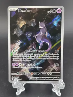 Mewtwo 052 Sv: Scarlet & Violet UPC Black Star Promo Card Holo - Image 1