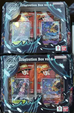 Bandai Trading Card One Piece Illustration Box Vol 6 New Factory Sealed Lot Of 2 - Image 1
