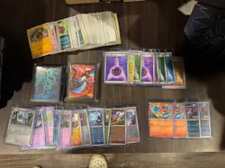 Pokemon Card Lot TCG Cards reverse Holos poke ball master ball energy sleeves - Image 1