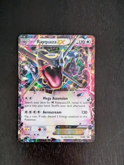 Rayquaza EX XY69 Black Star Promo Holo Pokemon Card - Image 1