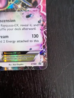 Rayquaza EX XY69 Black Star Promo Holo Pokemon Card - Image 2