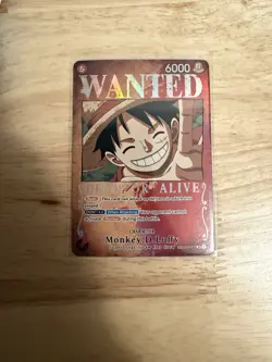 MONKEY D. LUFFY SP ST01-012 SR WANTED POSTER Alt Art OP-03 ONE PIECE CARD GAME - Image 1