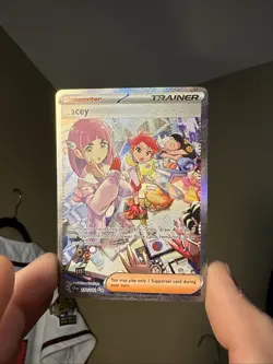 Pokemon Lacey Sir 172/142 Stellar Crown Trainer Card NM Condition - Image 1