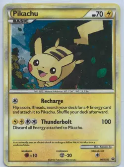 Pikachu HGSS03 Hgss Holo Black Star Promo - Pokemon Card - Image 1