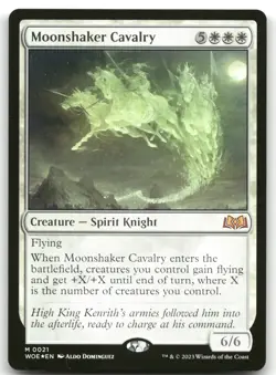 Moonshaker Cavalry NM Foil M Wild of Eldraine Cards 21 - Image 1