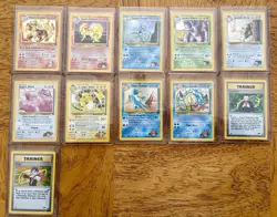 Pokemon TCG Gym Challenge 418 Unlimited Card Lot *All NM* & 4 1st Edition Cards - Image 1