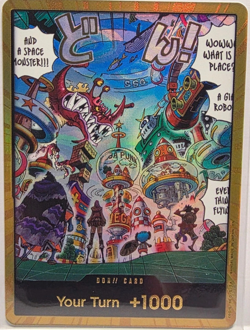 DON!! Card Egghead Gold The Azure Sea's Seven Foil OP14 Near Mint - Image 1