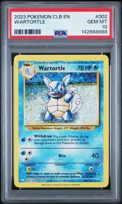 Wartortle 002/034 Trading Card Game Classic Holo PSA 10 - Image 1
