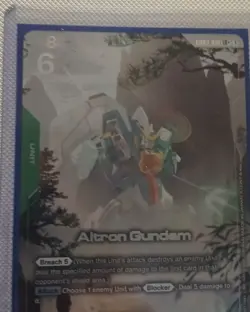 Altron Gundam - GD03-018 LR+ Gundam Card Game - Mint - Image 2