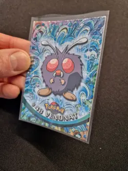 Venonat 48 Topps Series 1 Holo Foil Pokemon Card Blue Logo - LP-NM - Image 2