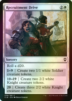 MTG Recruitment Drive Foil ** Battle for Baldur's Gate ** English (NM) - Image 1